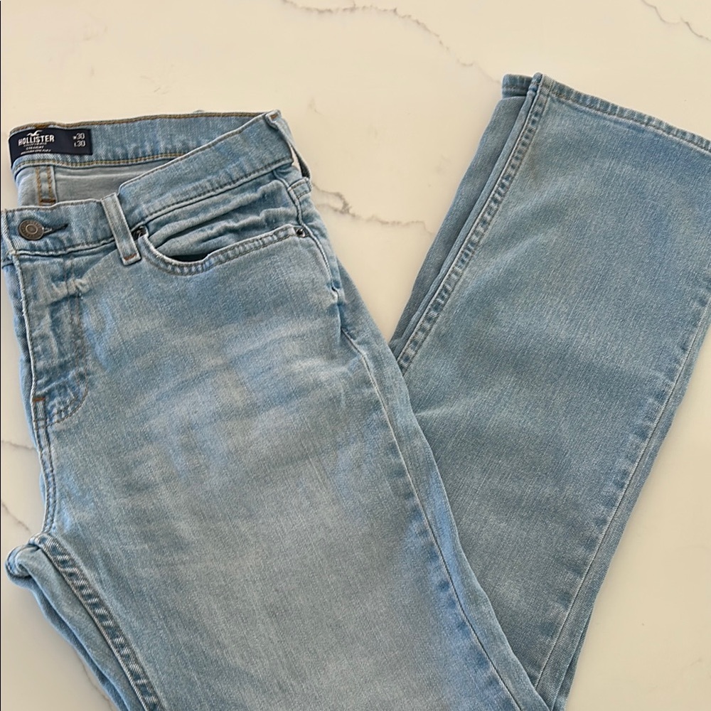 Hollister Sky Blue Denim Pants